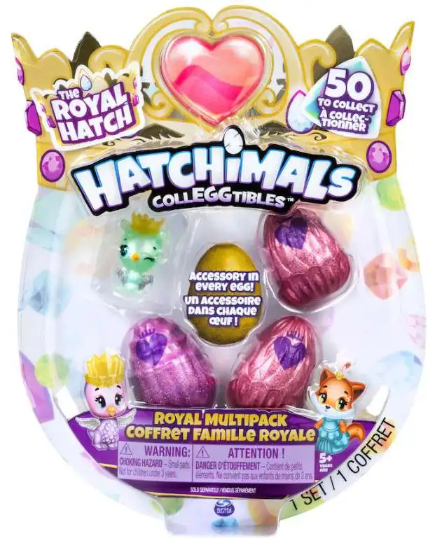 2 X Hatchimals Colleggtibles Royal Hatch 4 Pack Season 6 RARE HTF Egg for sale online 