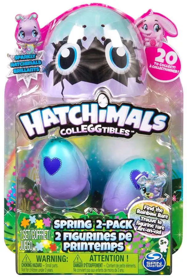 Hatchimals CollEGGtibles, Spring Basket with 5 and 3 Pets for Kids 5 and Up