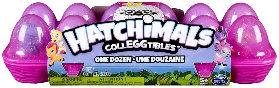 Season 1 ---12 Pack Collectible egg carton RARE! New Hatchimals Colleggtibles 