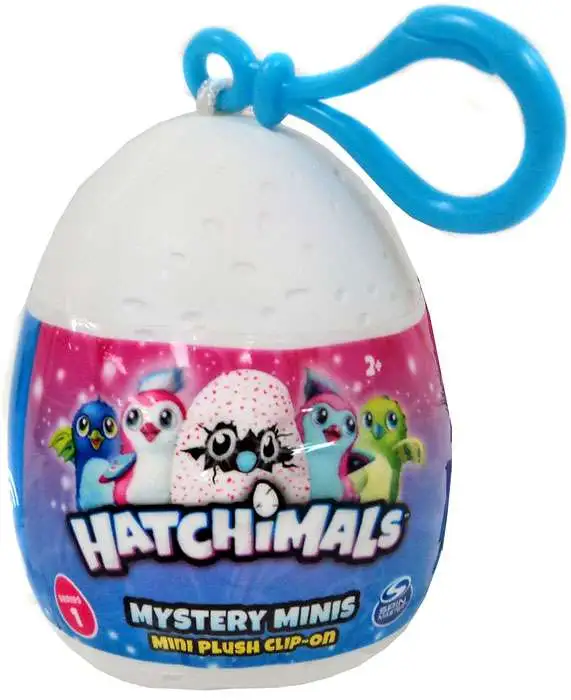 Hatchimals Mini Plush Clip-On Jumbo Glittering Garden Mystery 2-Pack