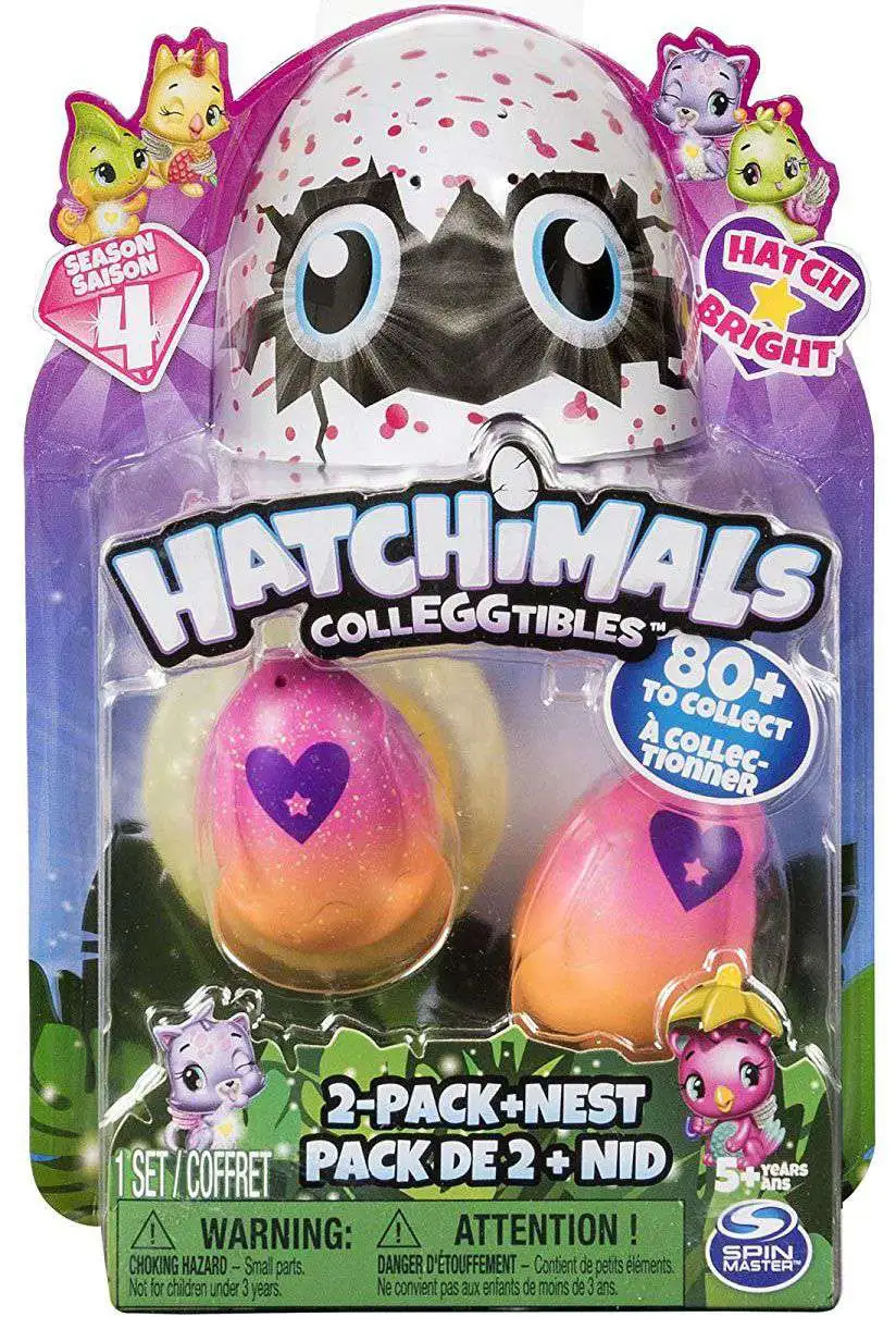 12 Pieces for sale online Spin Master 6043922 Hatchimals Colleggtibles Hatch Bright Season 4 Egg Carton 