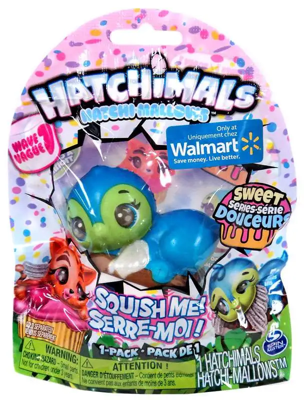 HATCHIMALS MINIS PLUSH CLIP ON GREEN BLUE & RED LOOSE JUST AS PICTURED 