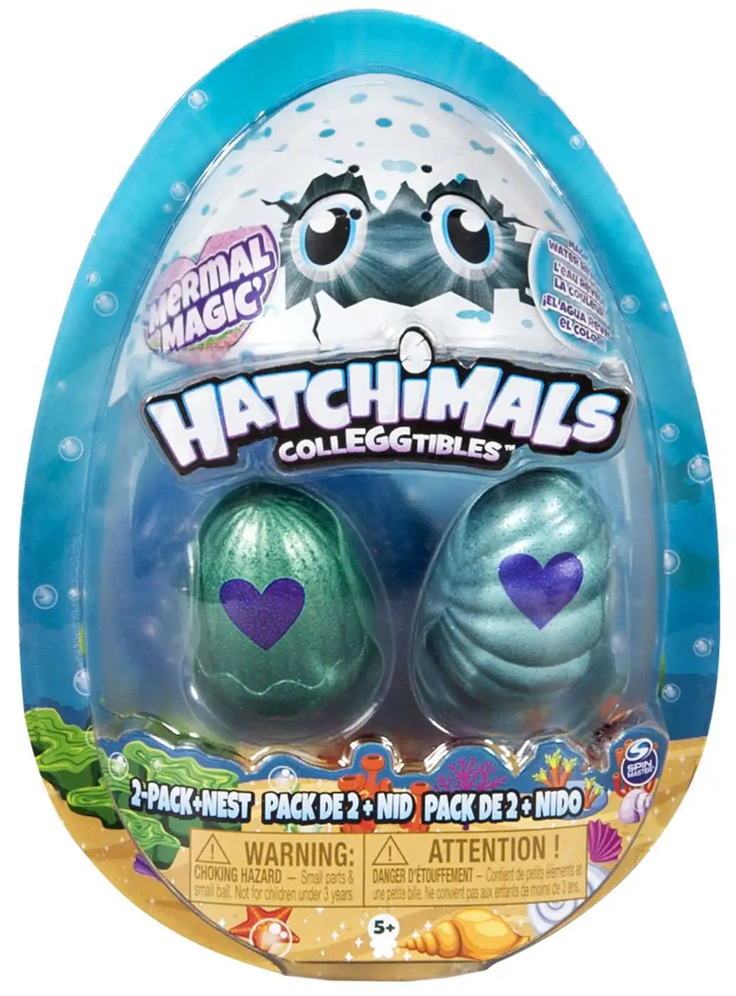 Hatchimals CollEGGtibles Season Mermal Magic Mystery 2-Pack Nest