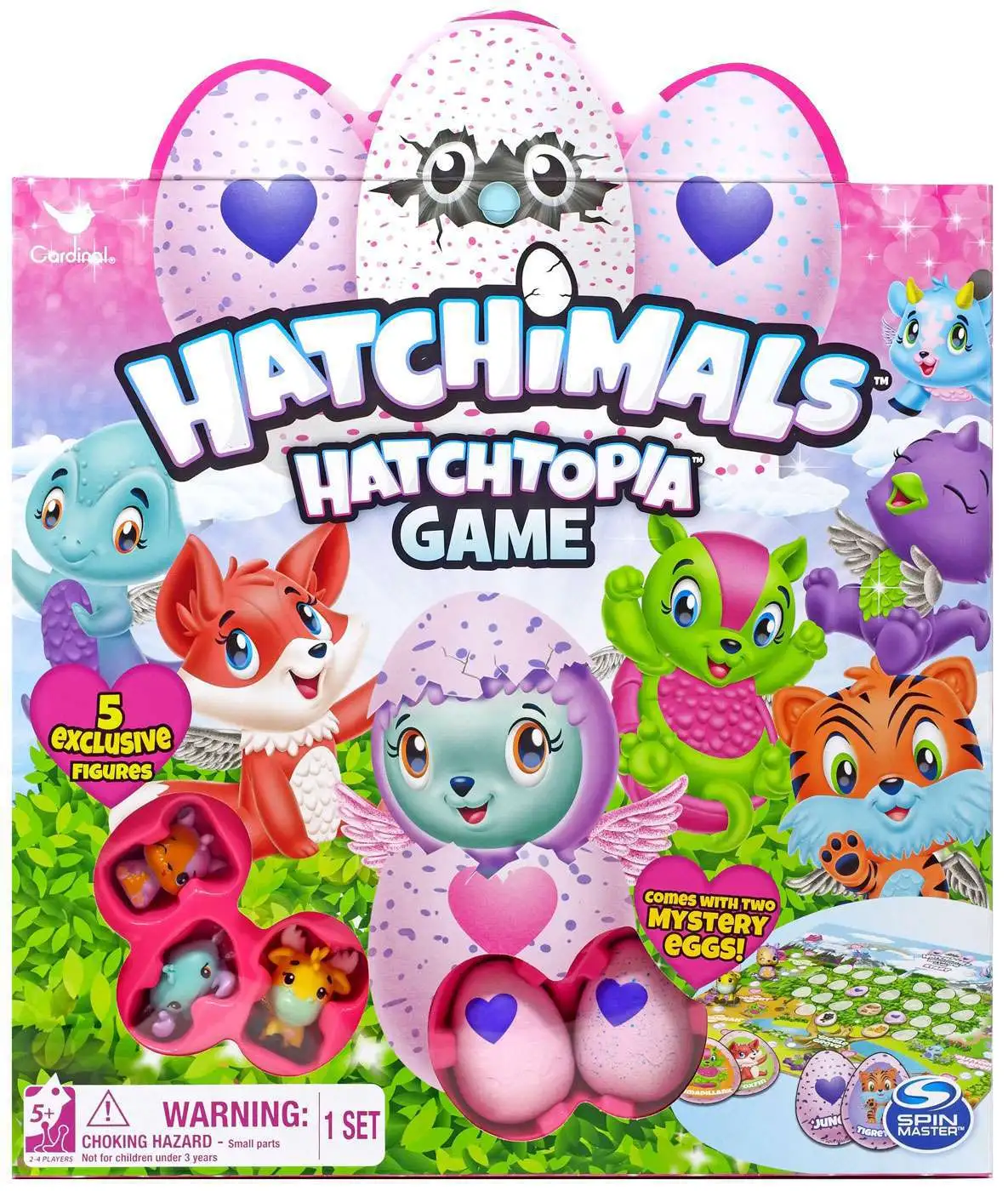 Hatchimals Series 1 Hatchimals 3.5 Mini Plush Clip-On Purple White Spin  Master - ToyWiz