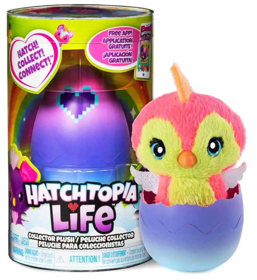 Hatchimals Hatchtopia Life Eggstra Glittery Collector Plush 30d for sale online 