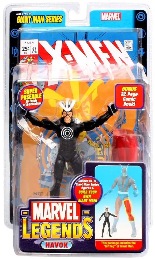 2016 Hasbro Toys Marvel Legends Juggernaut BAF Havok 6" Action Figure MIB X-men for sale online 