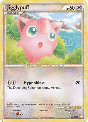 Pokemon HeartGold & Soulsilver HeartGold SoulSilver Common Jigglypuff #68