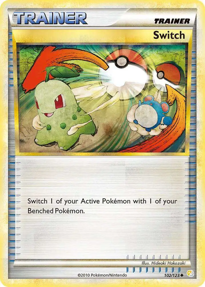 Pokemon HeartGold & Soulsilver HeartGold SoulSilver Uncommon Switch #102 [Lightly Played Reverse Holo] [Lightly Played]