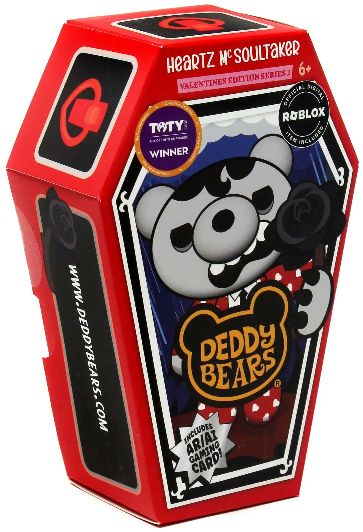 Deddy Bears Coffin Valentine's Edition Series 2 Heartz 'N' Soultaker 5-Inch Mini Plush