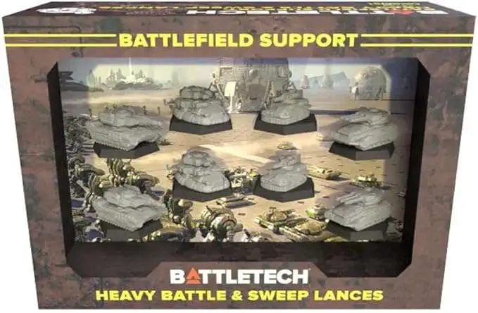 BattleTech Battlefield Support - Heavy Battle & Sweep Lances Miniatures Pack