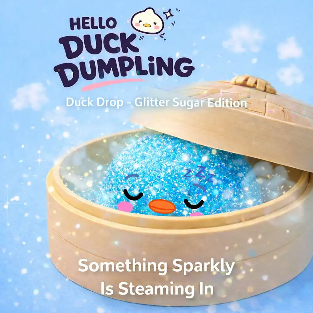 Hello Duck Dumpling Mini Sugar GLITTER 2-Inch Mystery Pack [1 RANDOM Dumpling] (Pre-Order ships August)