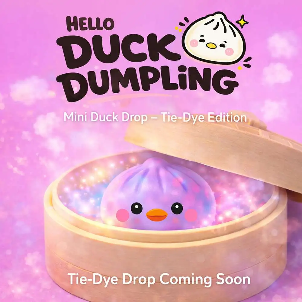 Hello Duck Dumpling Mini TIE-DYE 2-Inch Mystery Pack [1 RANDOM Dumpling] (Pre-Order ships August)