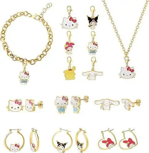 Sanrio Hello Kitty Friends 12 Day Jewelry Set Advent Calendar