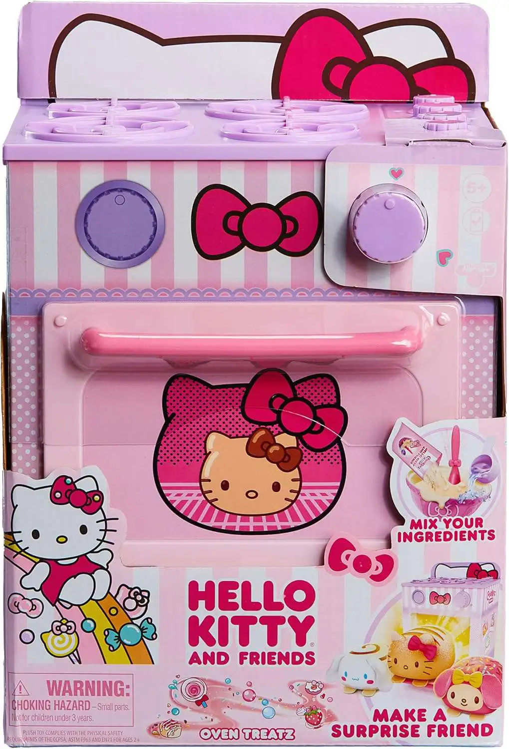 Cookeez Makery Hello Kitty & Friends Bake Your Own Plush Hello Kitty Oven Playset [1 RANDOM Scented Plush Character]