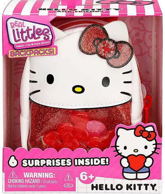 Hello Kitty Friends Real Littles Backpacks Hello Kitty Pack Red Bowtie ...