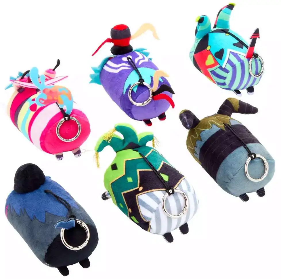 Helluva Boss Helluva Nuggets Plush Bag Clip 4 Mystery Pack - ToyWiz
