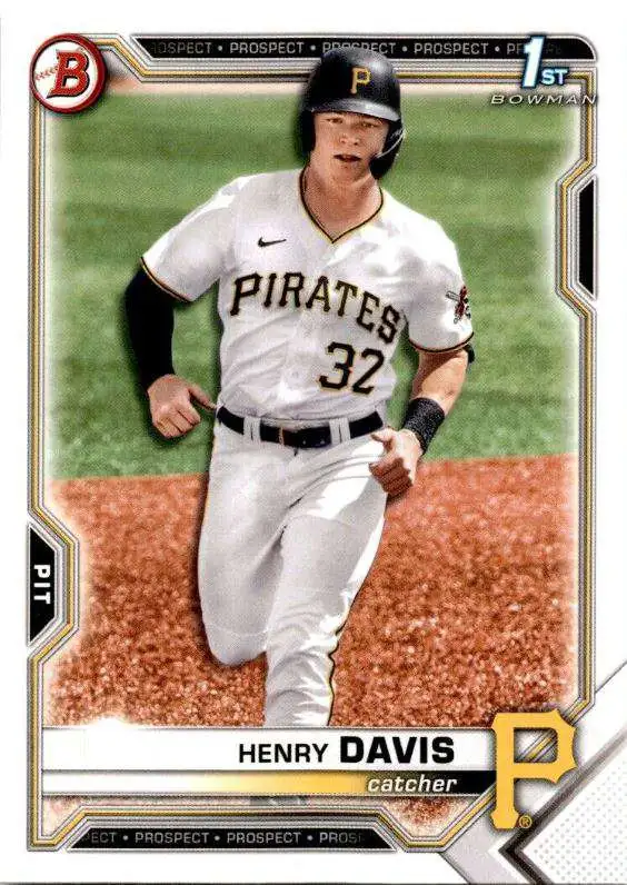 MLB Pittsburgh Pirates 2021 Bowman Draft Baseball Henry Davis BD-48 [Rookie 1st Bowman]