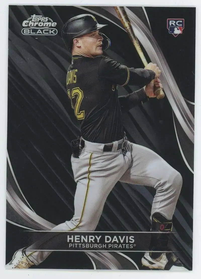 MLB 2024 Topps Chrome Black Henry Davis #41 [Rookie]