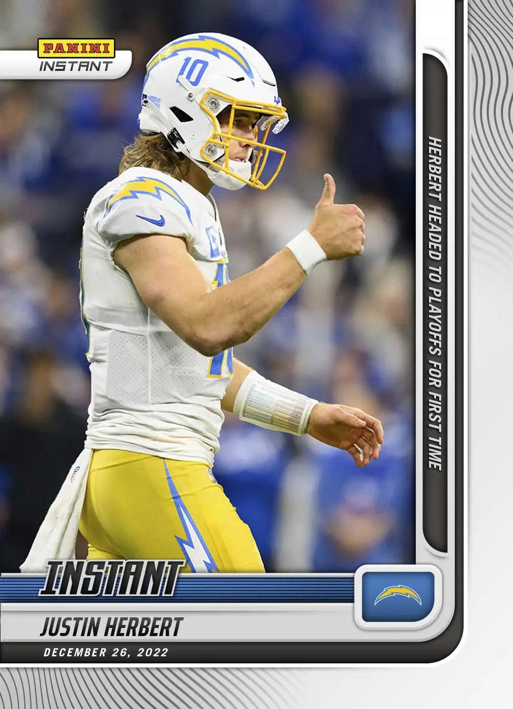 NFL Chargers Justin Herbert (Home Uniform) Funko Pop! Vinyl Figure