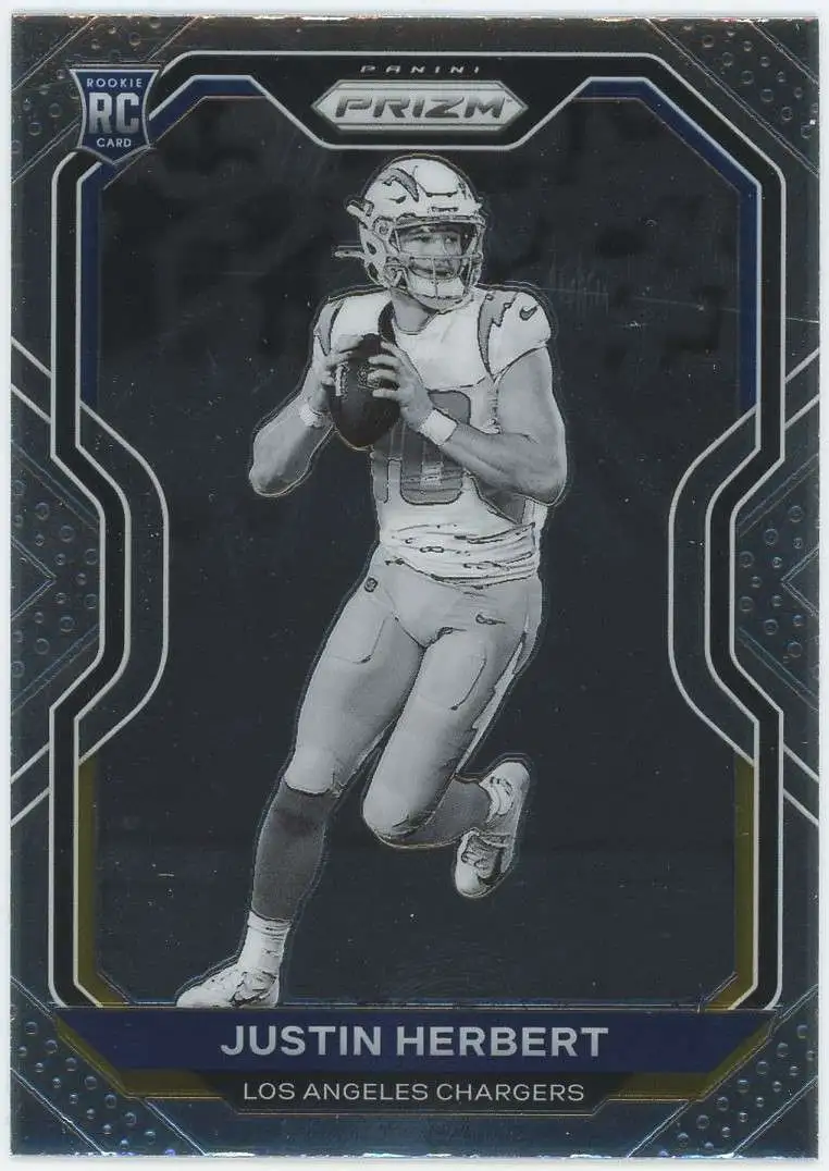 NFL 2020 Panini Prizm SP Negative Justin Herbert #325 [Rookie]