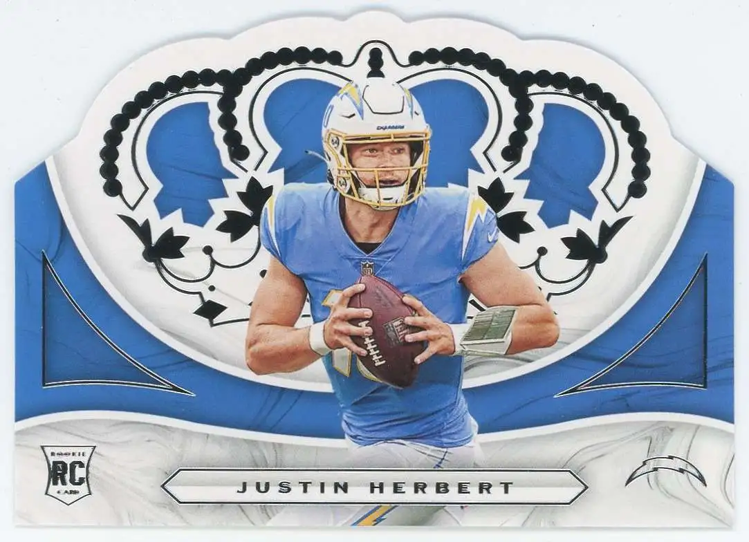NFL Los Angeles Chargers 2020 Chronicles Draft Picks Crown Royale Justin Herbert CR-3 [Rookie]