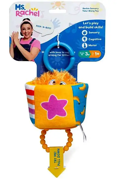Ms. Rachel Herbie Sensory Take A Long Toy