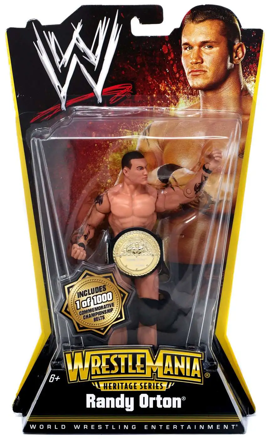 WWE Wrestling WrestleMania Heritage Series 1 Randy Orton Action Figure [Championship Belt]