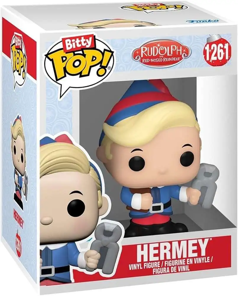 Funko Rudolph the Red-Nosed Reindeer Bitty POP Hermey 1 13 Micro