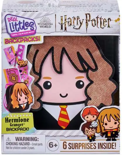 REAL LITTLES Harry Potter Wizarding World Backpack with 6 Micro Stationery  Surprises Inside! 4 to Collect - Harry Potter, Hermione Granger, Ron