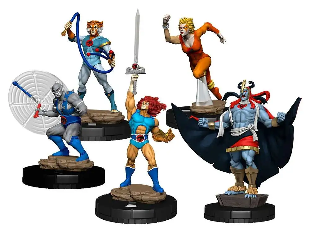 Iconix HeroClix Thundercats Lion-O, Cheetara, Tygra, Panthro & Mumm-ra Miniature 5-Pack (Pre-Order ships January)