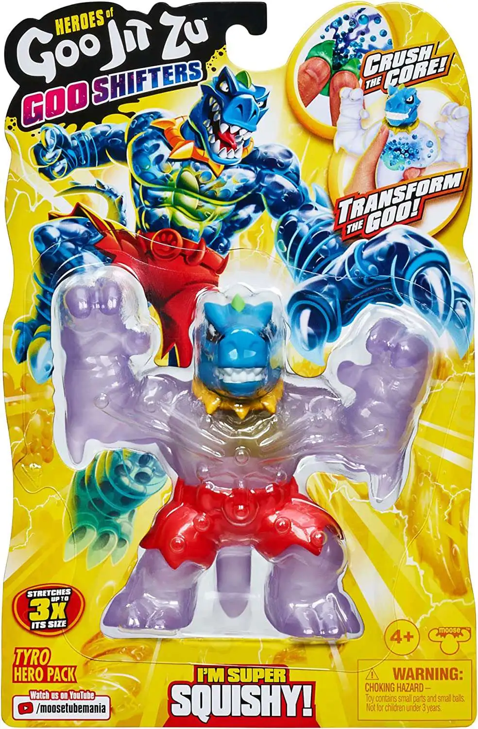 Heroes of Goo JIT Zu Dino Power Action Figure Stretches up to 3x Original Size for sale online 
