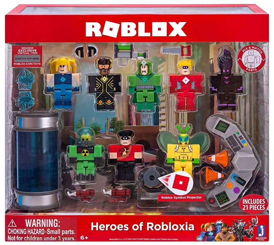 Roblox Action Collection - Heroes of Robloxia Playset [Includes