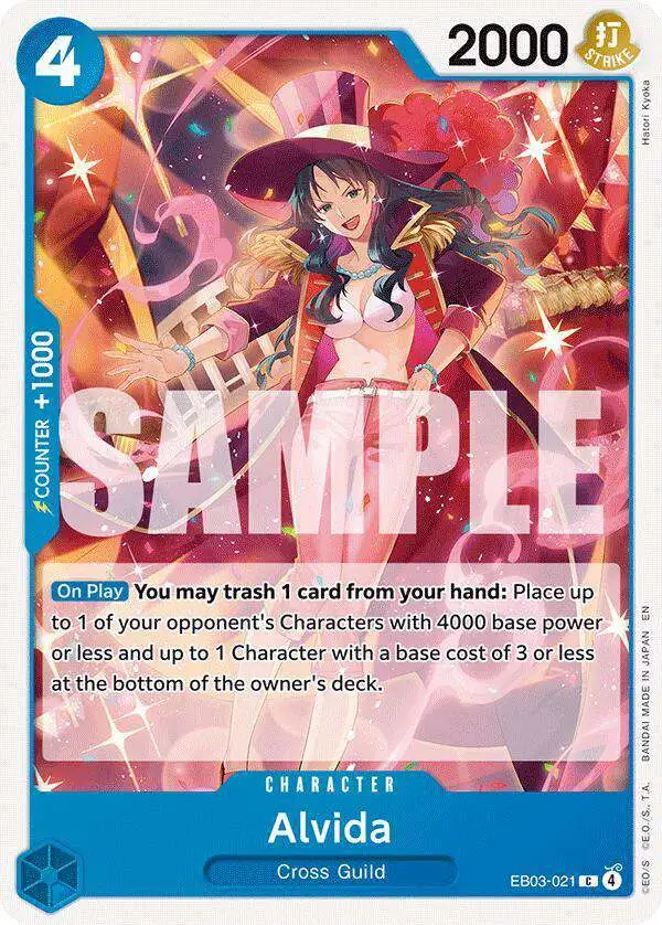 AKB 3Dカード One Piece Trading Card Game Extra Booster Heroines Edition Single