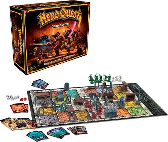 Heroquest Hero Quest Game System Board Game [70+ Miniatures!]