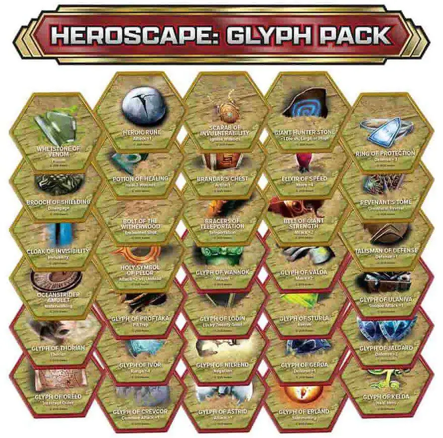 Heroscape Age of Annihilation Glyph Pack (Pre-Order ships January)