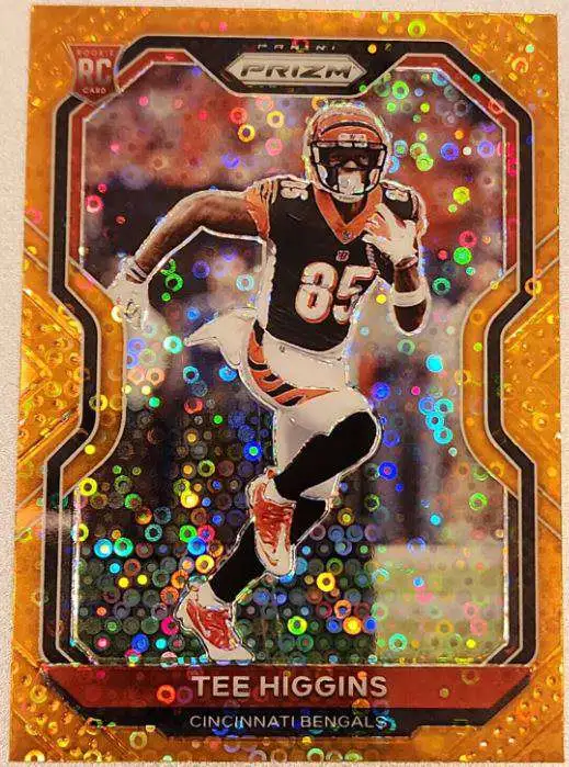 NFL 2020 Panini Prizm Football Tee Higgins Rookie Trading Card #308 [Orange  Disco]