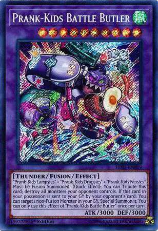 YuGiOh Hidden Summoners Secret Rare Prank-Kids Battle Butler HISU-EN019