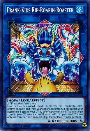 YuGiOh Hidden Summoners Secret Rare Prank-Kids Rip-Roarin-Roaster HISU-EN022