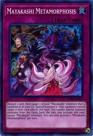 YuGiOh Hidden Summoners Super Rare Mayakashi Metamorphosis HISU-EN039
