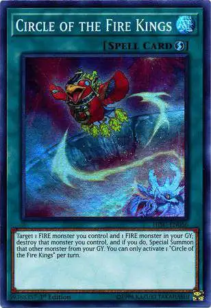 YuGiOh Hidden Summoners Super Rare Circle of the Fire Kings HISU-EN056
