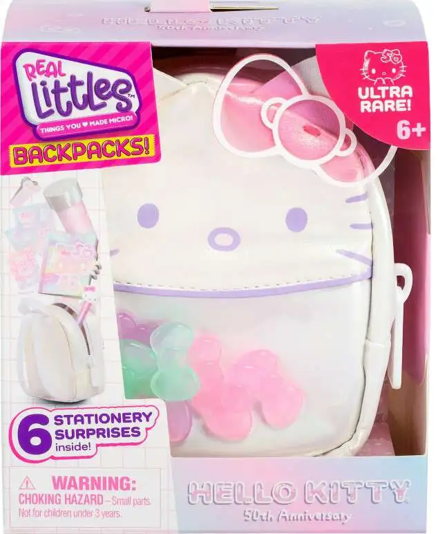 Hello Kitty & Friends Real Littles Backpacks! Hello Kitty Pack [50th Anniversary]