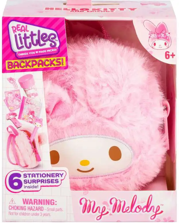 Shopkins Real Littles Hello Kitty & Friends Backpacks! My Melody Pack