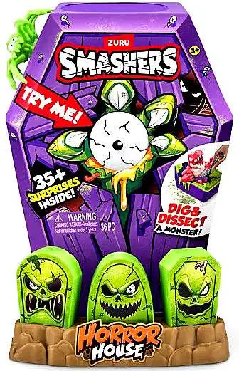 スマッシャーズ メガホラーハウス (グリーン) ZURU製 サプライズトイ Amazon.com: Smashers Mega Horror House (Green) by ZURU