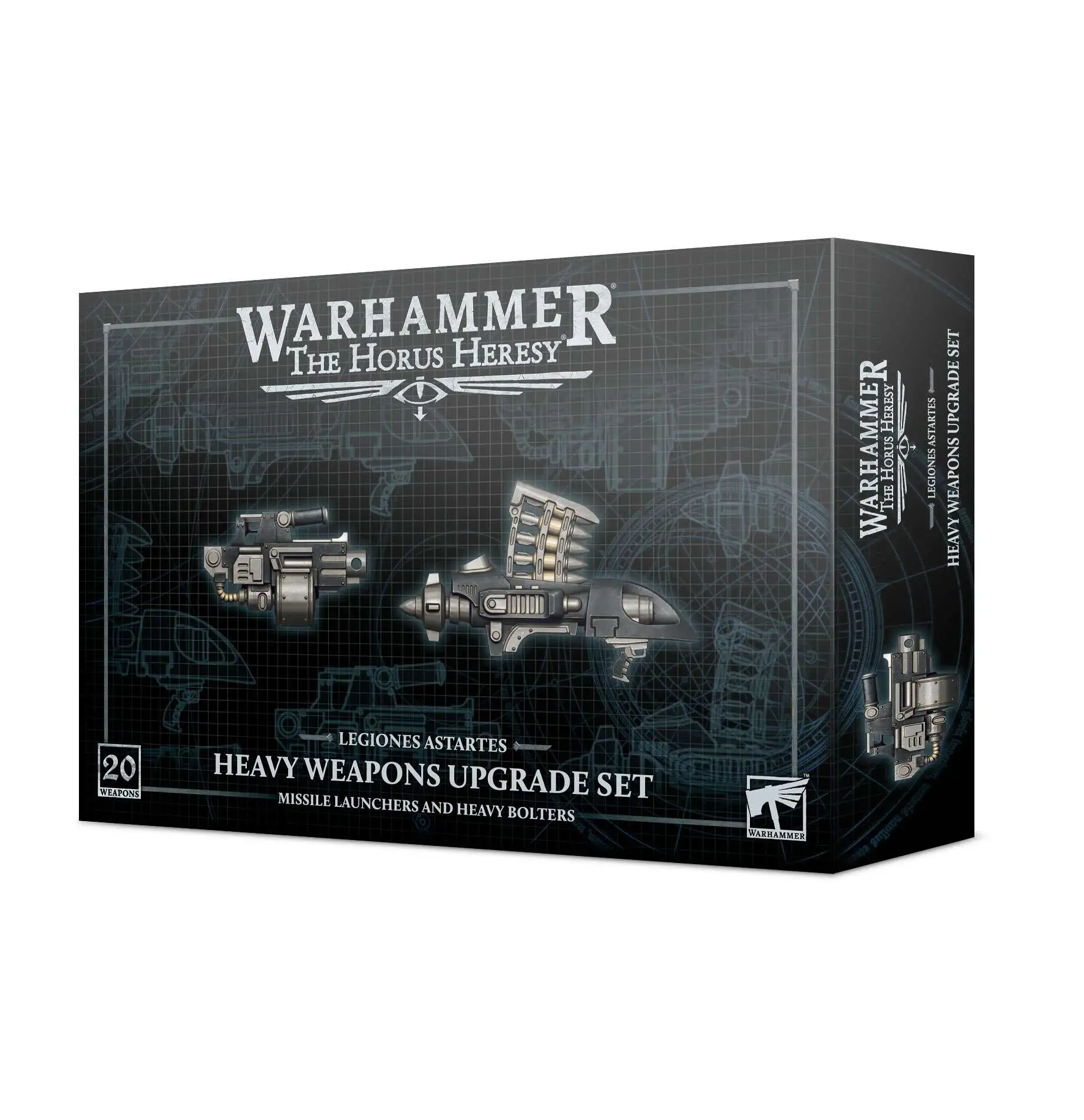 Warhammer: The Horus Heresy 2nd Edition Missile Launchers and Heavy Bolters Miniatures [Heavy Weapons Upgrade Set]