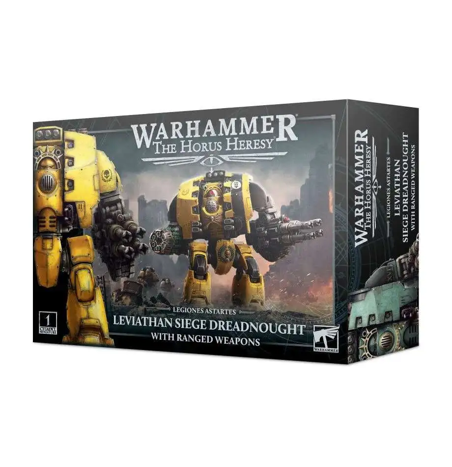 Warhammer: The Horus Heresy 2nd Edition Leviathan Siege Dreadnought Miniatures [With Ranged Weapons]