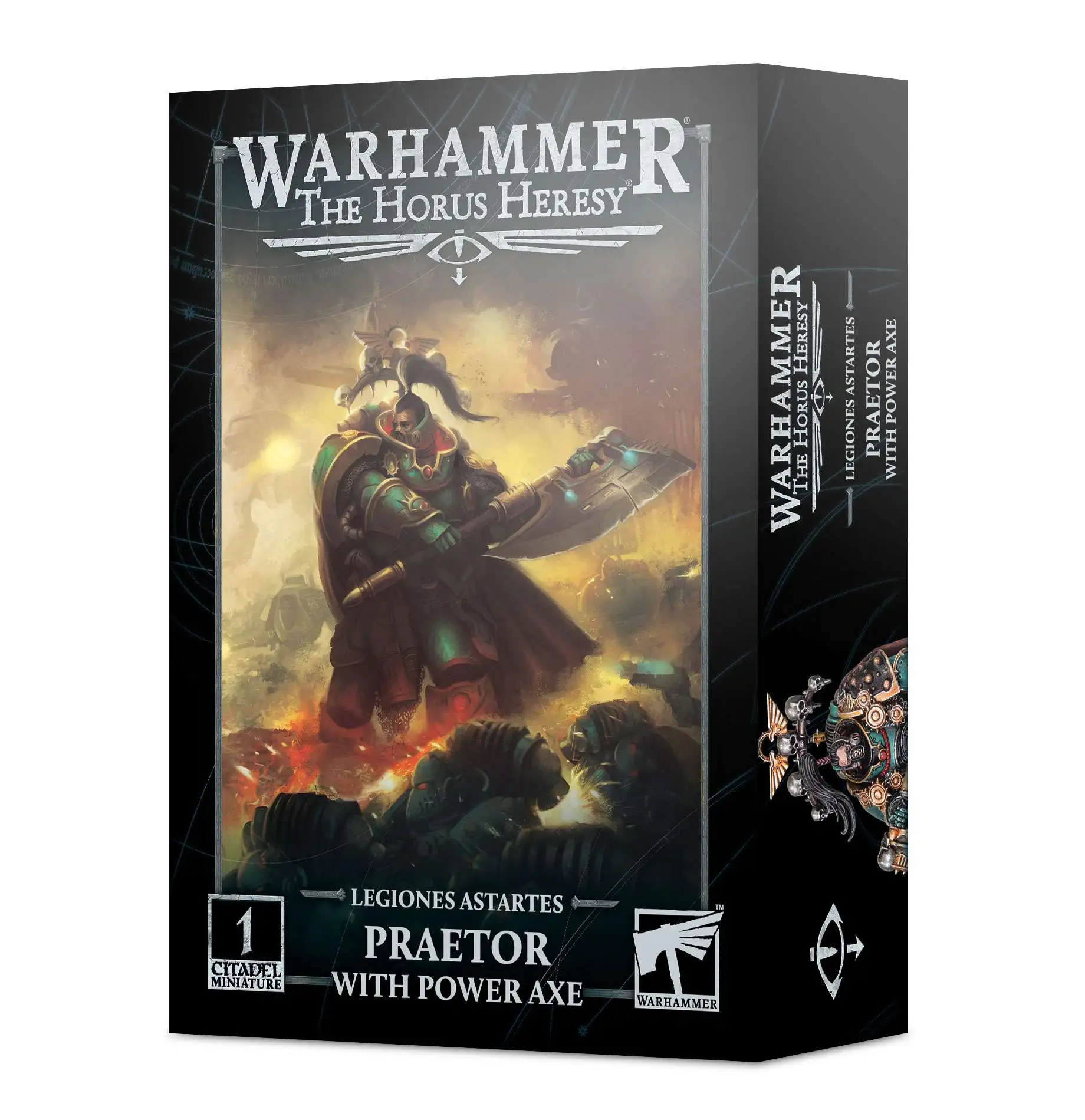 Warhammer: The Horus Heresy 2nd Edition Praetor with Power Axe Miniatures