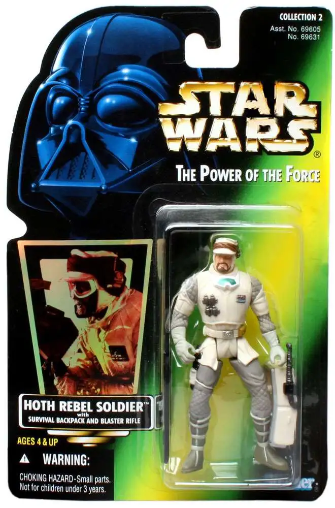 Kenner Star Wars Power of The Force Potf2 Green Card Hologram Asp-7 Droid 1996 for sale online 