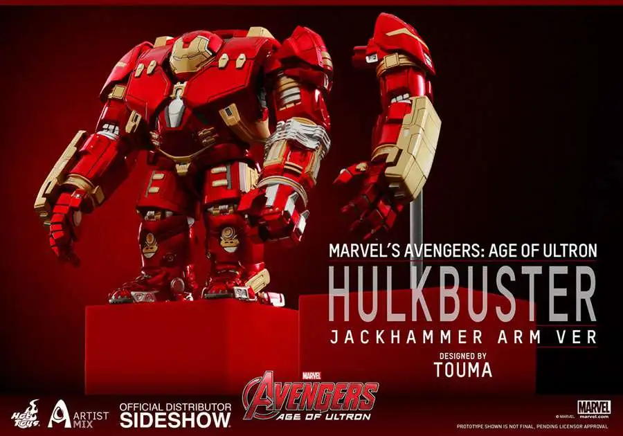 Marvel Avengers Age of Ultron Artist Mix Figure Series 1 Hulkbuster 8' Acti for sale online 