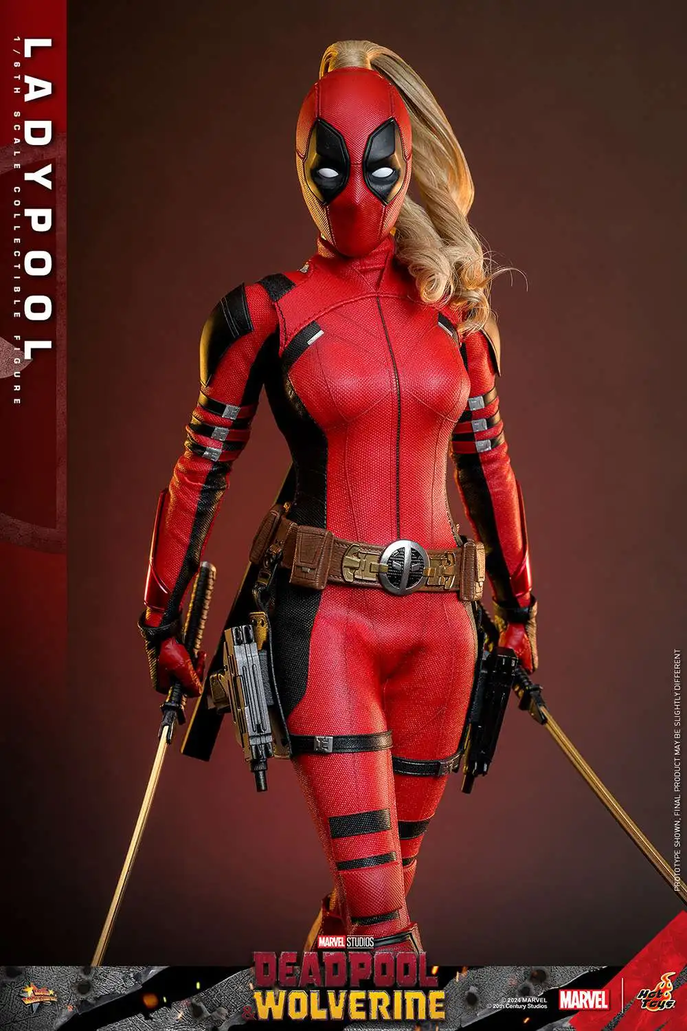 Marvel Deadpool & Wolverine Ladypool & Dogpool Collectible Figure