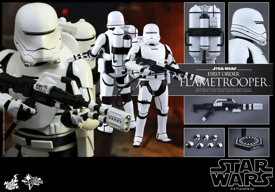 First Order Flametrooper Star Wars The Force Awakens 2015 Army Builder New! 